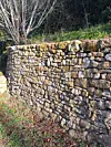 Dry stone wall