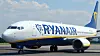 A view of a Ryanair plane at Limoges airport