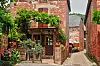 Sandstone houses and narrow streets of Collonges-La-Rouge