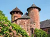 Sandstone towers of Collonges-La-Rouge