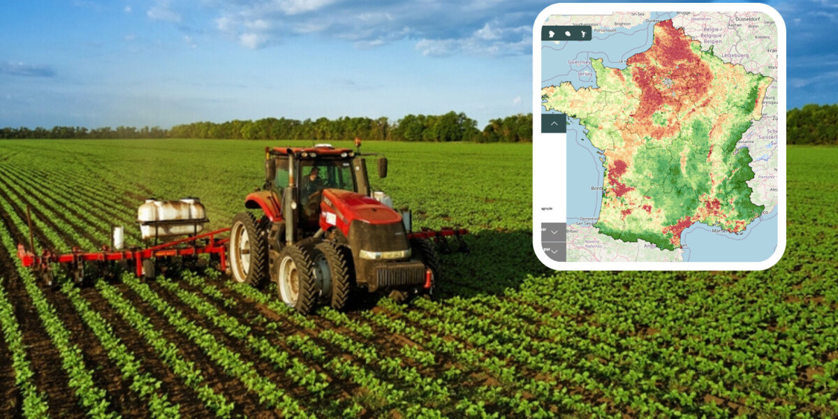 Map shows communes least, and most, exposed to pesticides in france