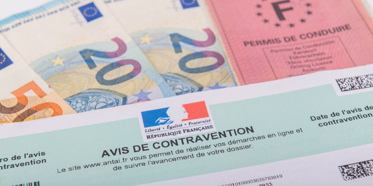 How long does it take for a traffic fine to arrive in france and is there a limit?