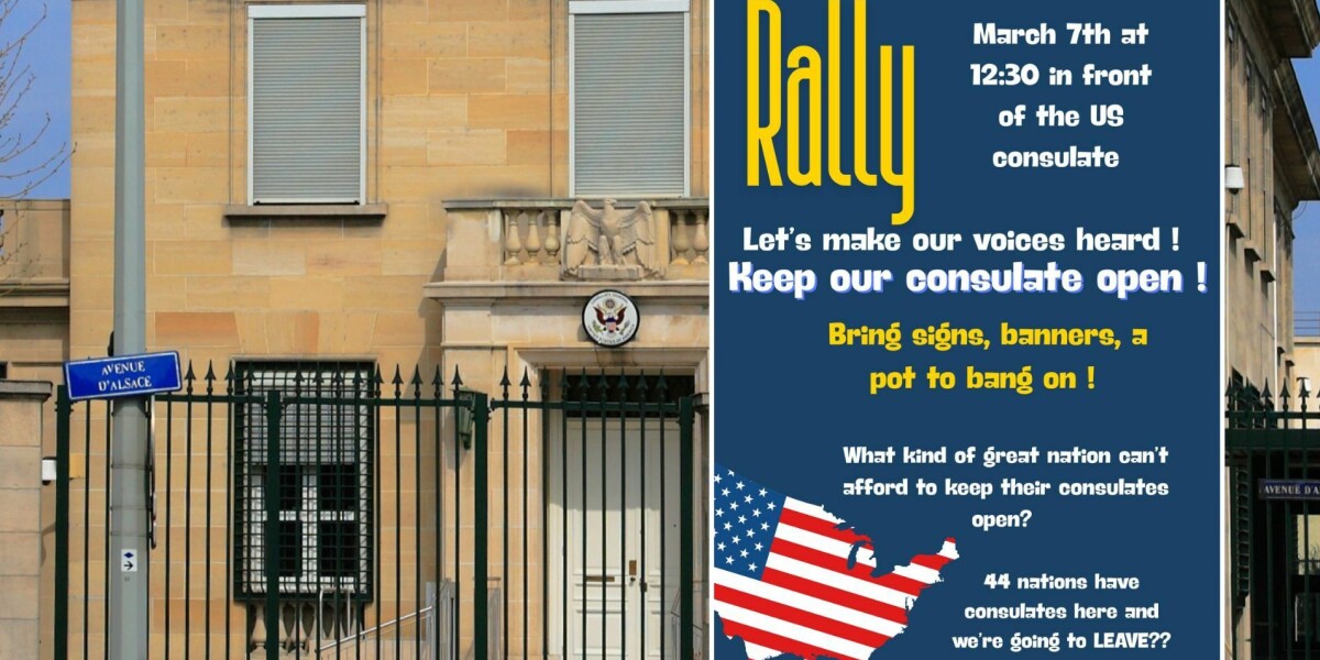 Americans in strasbourg to protest possible consulate closure