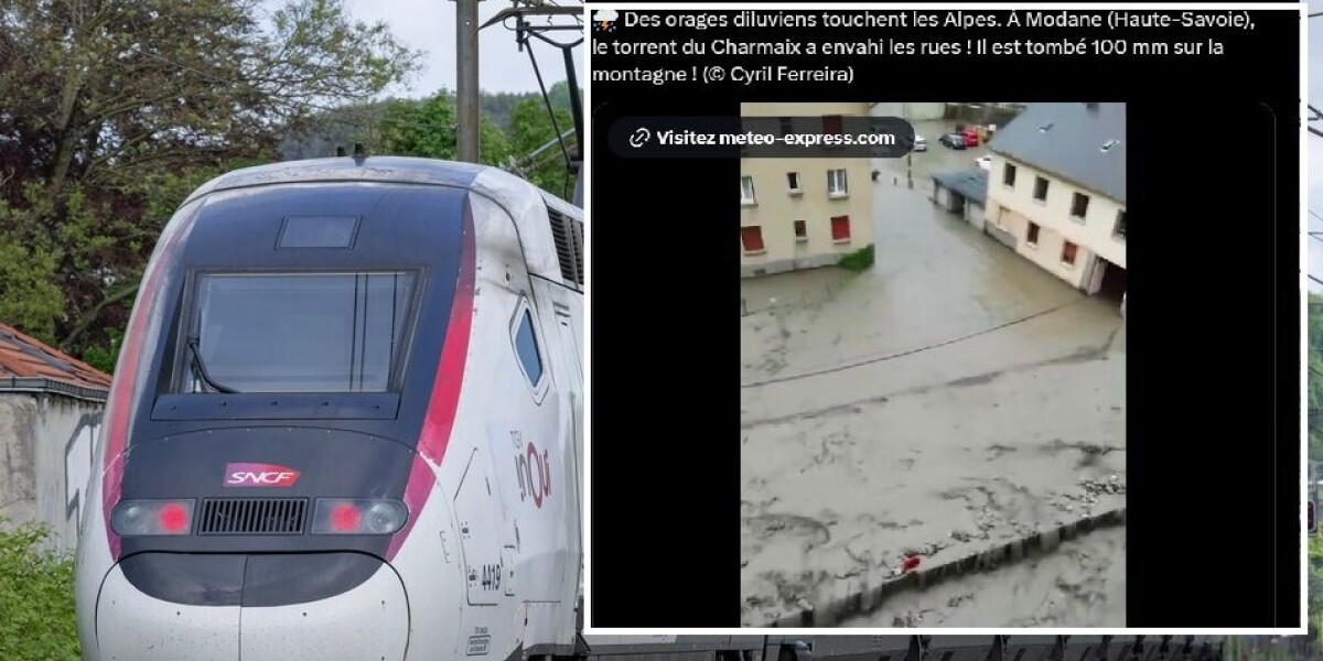 One dead after violent storm, mudslide and flooding in Savoie and Italy