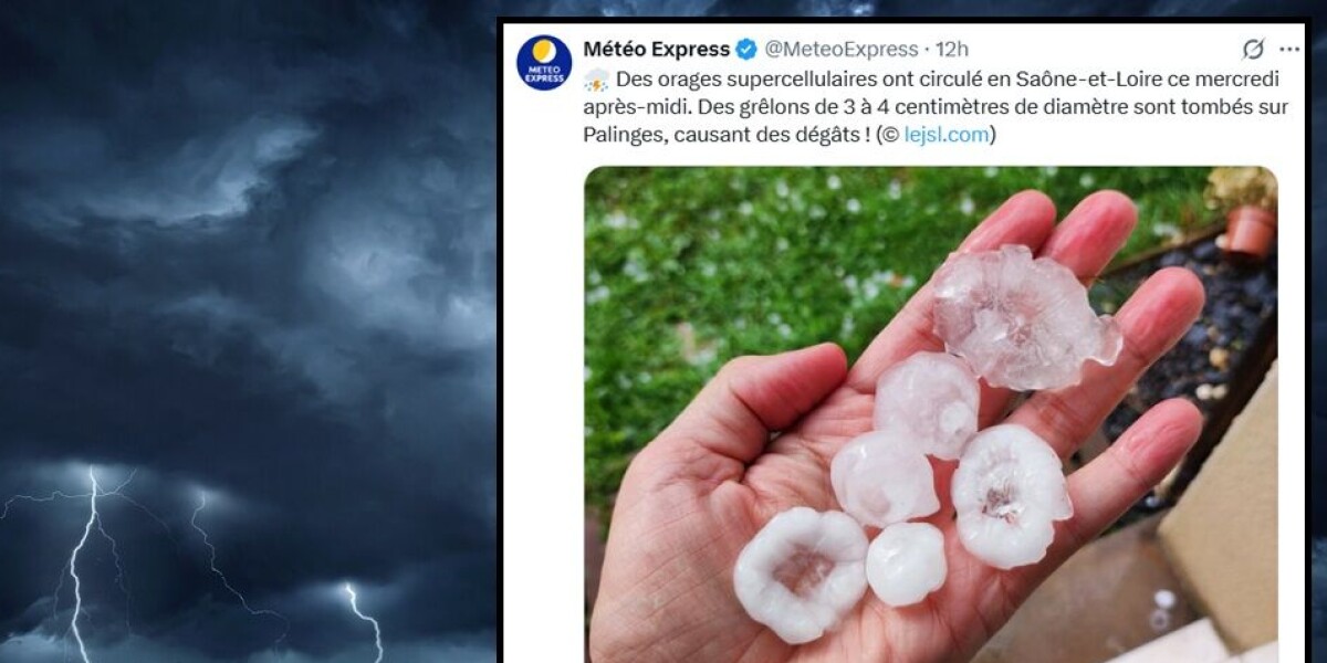 France hit by storms: record rainfall, hail, and 17,000 lightning strikes