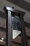 guillotine on display was constructed in 1872