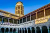 The Romanesque cloister in Lavaudieu