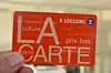 An E.Leclerc loyalty card