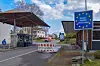 A German land border crossing