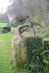 Metal sculpture in grounds of Hamlet