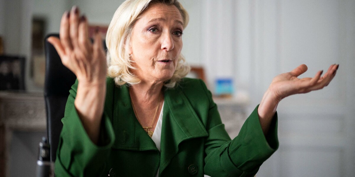 The money’s now on Marine Le Pen in France's 2027 race