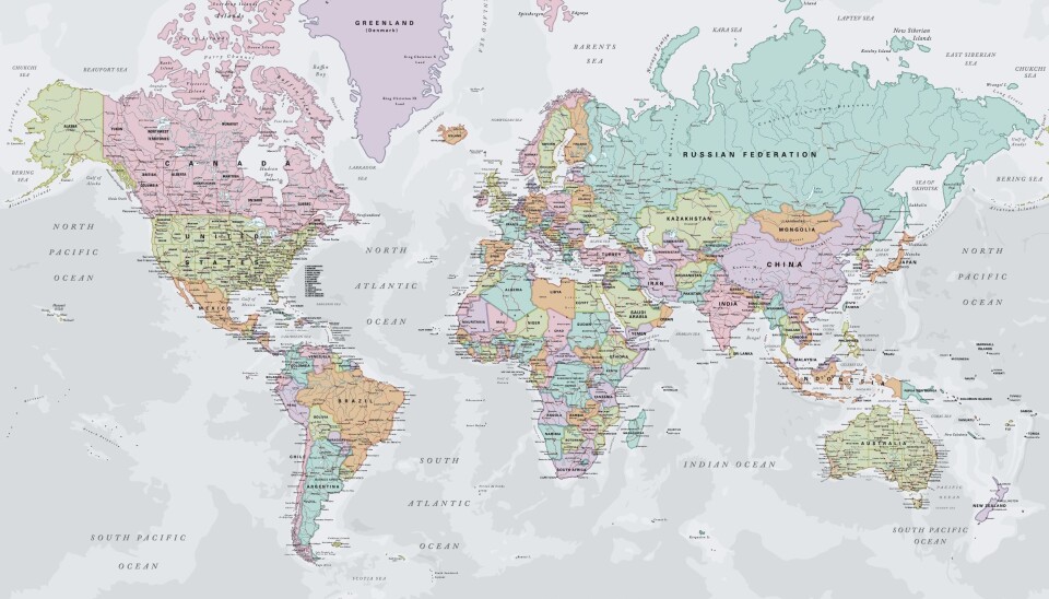 Cartography Map Example Layout France adopts Eckert IV world map to replace Mercator projection