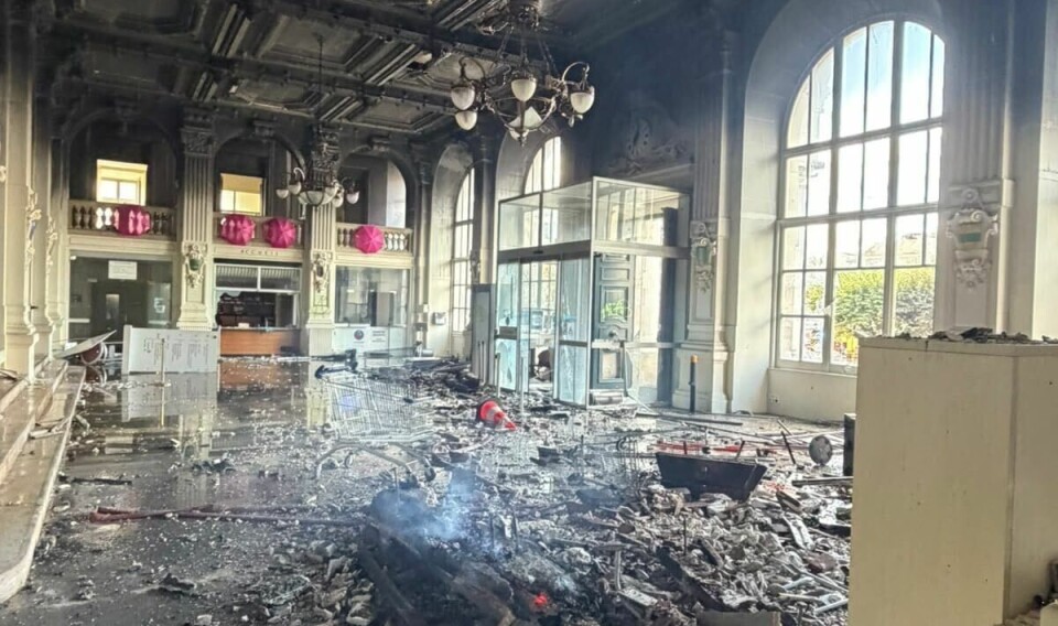 Window Arch France Limoges town hall fire: suspect arrested after France riots