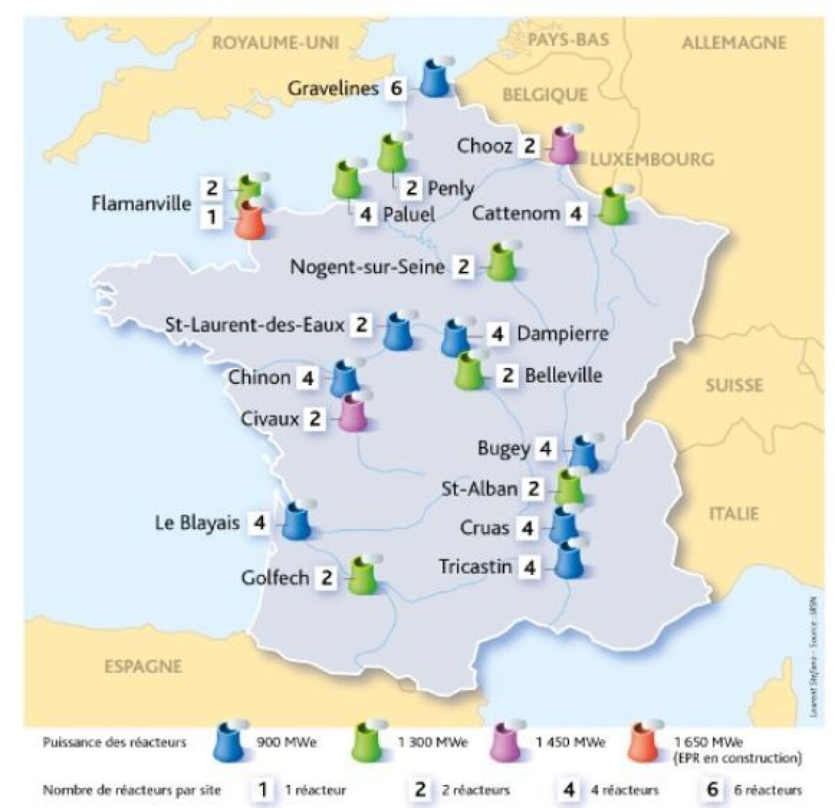 MAP: where are France's nuclear reactors and what is planned for more?