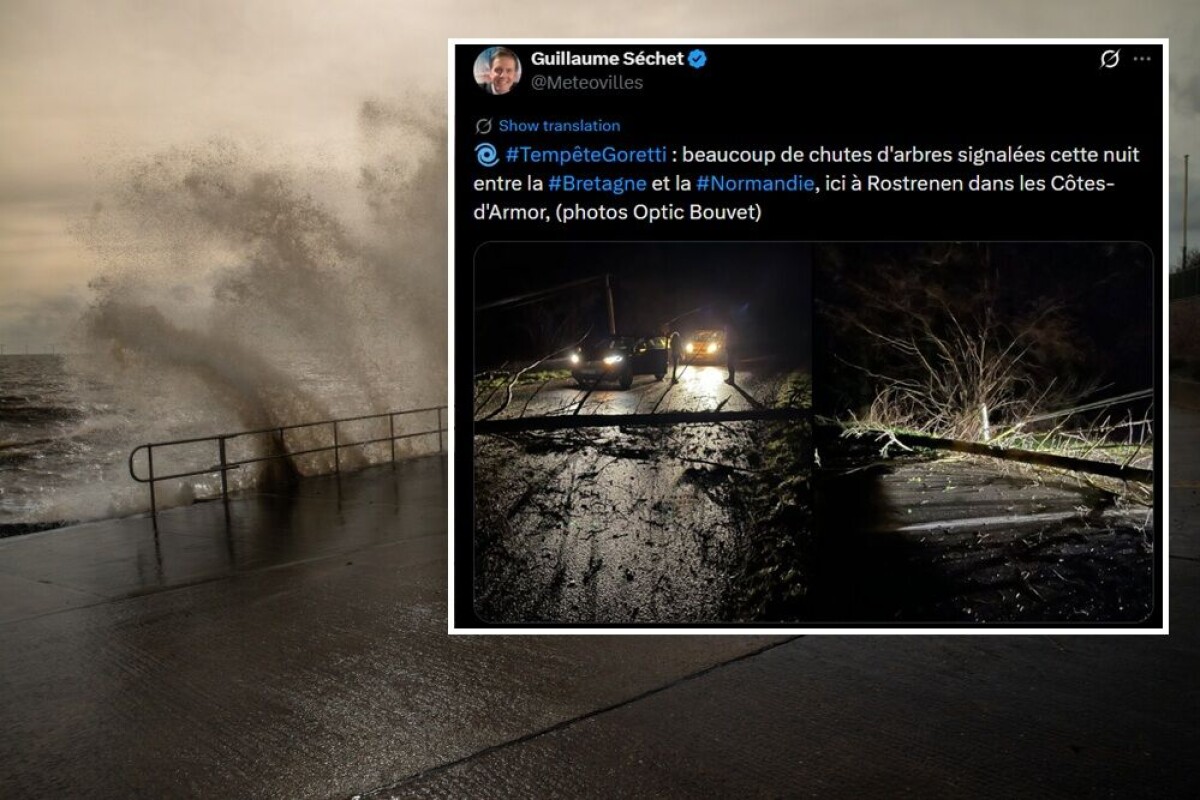 Storm Goretti leaves 380,000 homes powerless in northern France